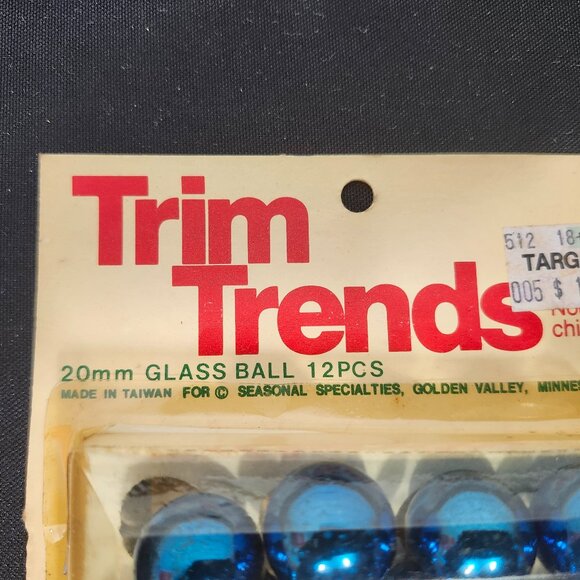 Vintage Trim Trends Mini Glass Ornament Set - Picture 4 of 5